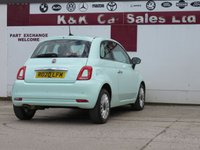 USED 2020 20 FIAT 500 1.2 Lounge Hatchback 3dr Petrol Dualogic Euro 6 (s/s) (69 bhp) 