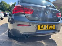 USED 2018 18 BMW 1 SERIES 2.0 118d Sport Hatchback 5dr Diesel Manual Euro 6 (s/s) (150 ps) 6 MONTHS DEALER WARRANTY AND AA