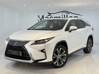 USED 2019 02 LEXUS RX L 3.5 450h L V6 SUV 5dr Petrol Hybrid E-CVT 4WD Euro 6 (s/s) (313 ps) Impeccable Lexus history, 7 SEATER