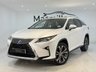 USED 2019 02 LEXUS RX L 3.5 450h L V6 SUV 5dr Petrol Hybrid E-CVT 4WD Euro 6 (s/s) (313 ps) Impeccable Lexus history, 7 SEATER