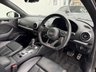 USED 2019 19 AUDI S3 2.0 TFSI Black Edition Sportback 5dr Petrol S Tronic quattro Euro 6 (s/s) (300 ps) 