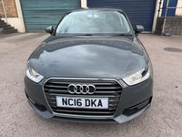 USED 2016 16 AUDI A1 1.4 TFSI Sport Hatchback 3dr Petrol Manual Euro 6 (s/s) (125 ps) LOVELY CAR, &pound;35 ROAD TAX, MOT JAN27