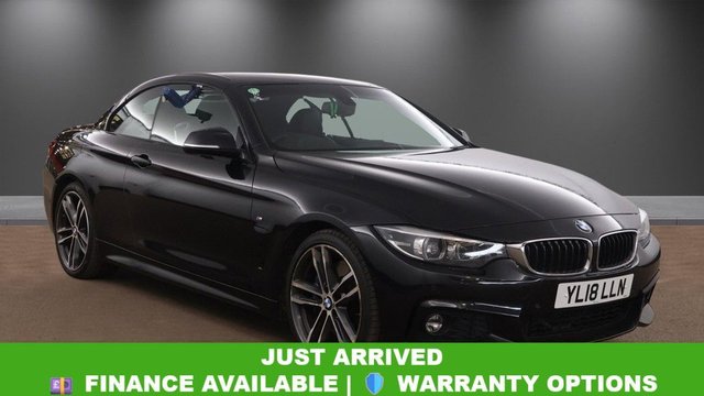 2018 18 BMW 4 SERIES 3.0 440i M Sport Convertible 2dr Petrol Auto Euro 6 (s/s) (326 ps) 