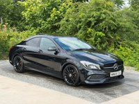 USED 2018 68 MERCEDES-BENZ CLA 1.6 CLA200 AMG Line Night Edition (Plus) Coupe 4dr Petrol 7G-DCT Euro 6 (s/s) (156 ps) HARMAN KARDON SOUND SAT NAV CRUISE