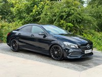 USED 2018 68 MERCEDES-BENZ CLA 1.6 CLA200 AMG Line Night Edition (Plus) Coupe 4dr Petrol 7G-DCT Euro 6 (s/s) (156 ps) HARMAN KARDON SOUND SAT NAV CRUISE