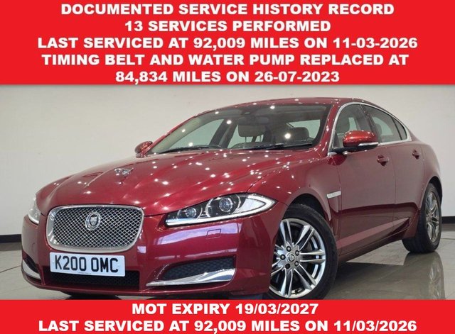 2013 JAGUAR XF 2.2D LUXURY SALOON 4DR DIESEL AUTO EURO 5 S S 200 PS... photo