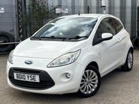 USED 2010 10 FORD KA 1.2 Zetec Hatchback 3dr Petrol Manual Euro 4 (69 ps) - RECENT NEW CLUTCH - SERVICE HISTORY - &pound;35 ROAD TAX - MOT EXPIRES JUNE 2027