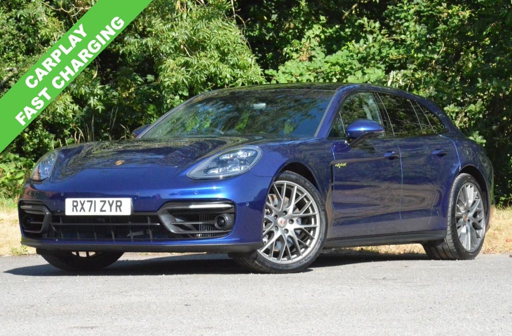 Blue 2021 Porsche Panamera Estate All-wheel drive Automatic
