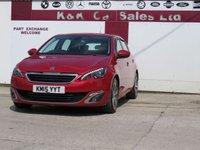 USED 2015 15 PEUGEOT 308 1.2 PureTech Allure Hatchback 5dr Petrol Auto Euro 6 (s/s) (130 ps) 
