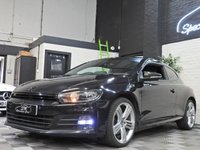 USED 2015 65 VOLKSWAGEN SCIROCCO 2.0 TSI BlueMotion Tech R-Line Hatchback 3dr Petrol Manual Euro 6 (s/s) (180 ps) ONLY 83K FULL LEATHER A/C VGC