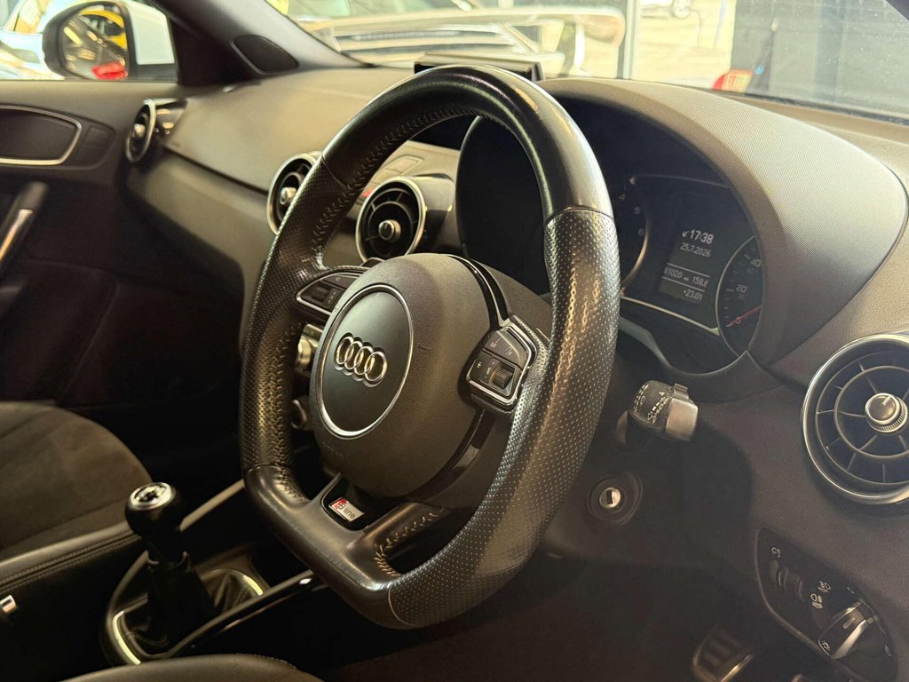 USED 2018 18 AUDI A1 1.4 A1 Sportback TFSI Black Edition Nav 5dr SH + SAT NAV + BLACK EDITION