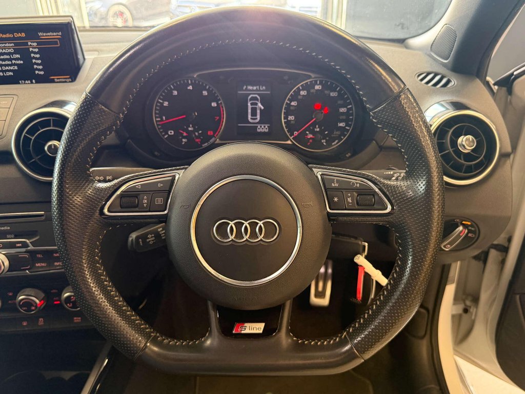 USED 2018 18 AUDI A1 1.4 A1 Sportback TFSI Black Edition Nav 5dr SH + SAT NAV + BLACK EDITION