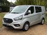 USED 2019 19 FORD TRANSIT CUSTOM 2.0 300 EcoBlue Limited Crew Van Double Cab 5dr Diesel Manual L1 H1 Euro 6 (6 Seat) (130 ps) 
