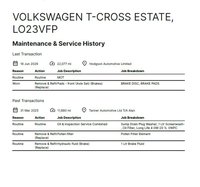 USED 2023 23 VOLKSWAGEN T-CROSS 1.0 TSI SE SUV 5dr Petrol Manual Euro 6 (s/s) (95 ps) 1 OWNER - FULL DEALERSHIP HISTORY!