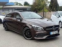 USED 2017 17 MERCEDES-BENZ CLA 2.1 CLA220d AMG Line Shooting Brake 5dr Diesel 7G-DCT 4MATIC Euro 6 (s/s) (177 ps) PAN ROOF - AMG LINE - SENSORS