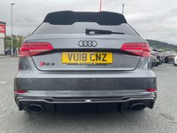 USED 2018 18 AUDI RS3 2.5 TFSI Sportback 5dr Petrol S Tronic quattro Euro 6 (s/s) (400 ps) 