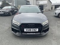 USED 2018 18 AUDI RS3 2.5 TFSI Sportback 5dr Petrol S Tronic quattro Euro 6 (s/s) (400 ps) 