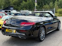 USED 2017 17 MERCEDES-BENZ C CLASS 2.1 C220d AMG Line Cabriolet 2dr Diesel G-Tronic+ 4MATIC (170 ps) **Only 16,000 Miles - Convertible** 