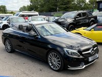 USED 2017 17 MERCEDES-BENZ C CLASS 2.1 C220d AMG Line Cabriolet 2dr Diesel G-Tronic+ 4MATIC (170 ps) **Only 16,000 Miles - Convertible** 