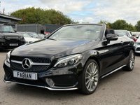 USED 2017 17 MERCEDES-BENZ C CLASS 2.1 C220d AMG Line Cabriolet 2dr Diesel G-Tronic+ 4MATIC (170 ps) **Only 16,000 Miles - Convertible** 
