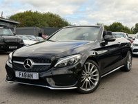 USED 2017 17 MERCEDES-BENZ C CLASS 2.1 C220d AMG Line Cabriolet 2dr Diesel G-Tronic+ 4MATIC (170 ps) **Only 16,000 Miles - Convertible** 