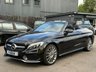 USED 2017 17 MERCEDES-BENZ C CLASS 2.1 C220d AMG Line Cabriolet 2dr Diesel G-Tronic+ 4MATIC (170 ps) **Only 16,000 Miles - Convertible** 