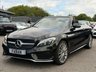 USED 2017 17 MERCEDES-BENZ C CLASS 2.1 C220d AMG Line Cabriolet 2dr Diesel G-Tronic+ 4MATIC (170 ps) **Only 16,000 Miles - Convertible** 