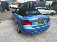 USED 2018 18 BMW 2 SERIES 2.0 218d SE Convertible 2dr Diesel Auto Euro 6 (s/s) (150 ps) AUTOTRADER TOP RATED SELLER 2026/27