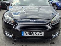 USED 2018 18 FORD FOCUS 1.0T EcoBoost Titanium Hatchback 5dr Petrol Auto Euro 6 (s/s) (125 ps) NAV + PARKING SENSORS + AUTO