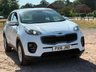 USED 2016 16 KIA SPORTAGE 1.7 CRDi 1 Euro 6 (s/s) 5dr FSH+New Service+Tow Bar+2 KEYS
