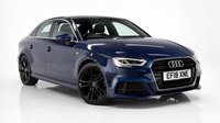 USED 2018 18 AUDI A3 1.5 TFSI CoD S line S Tronic Euro 6 (s/s) 4dr GLOSS BLACK ALLOYS | SALOON