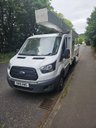 USED 2019 19 FORD TRANSIT 350 130BHP LWB DROPSIDE PICKUP WITH TAIL LIFT & STORAGE CABINET  **CLEAN TRICK WITH NO VAT ** 