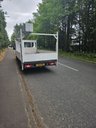 USED 2019 19 FORD TRANSIT 350 130BHP LWB DROPSIDE PICKUP WITH TAIL LIFT & STORAGE CABINET  **CLEAN TRICK WITH NO VAT ** 