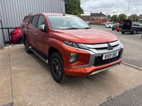 USED 2019 19 MITSUBISHI L200 2.2 DI-D DC Barbarian X Pickup Double Cab 4dr Diesel Auto 4WD Euro 6 (s/s) (150 ps) Comes with Truckman Top