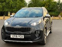 USED 2016 16 KIA SPORTAGE 1.6 T-GDi GT-Line DCT AWD Euro 6 5dr New Service +ULEZ+ 2 keys