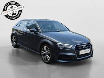 2019 AUDI A3 2.0 TDI 35 S line Sportback 5dr Diesel Manual Euro 6 (s/s) (150 ps) &pound;11999.00