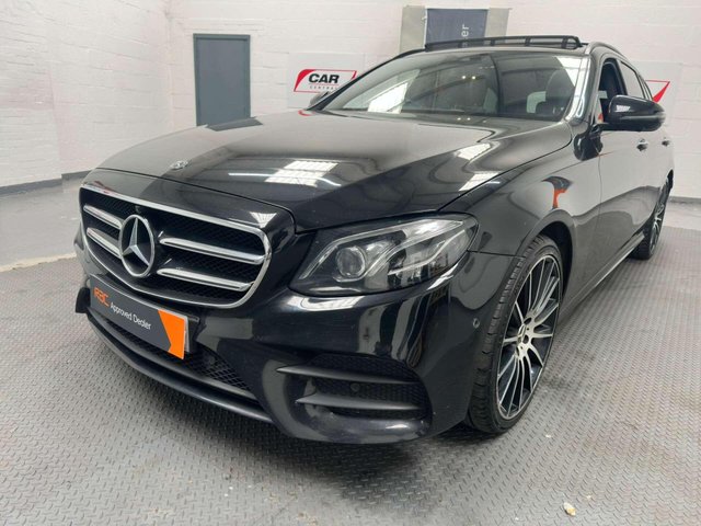 View our Mercedes-Benz E Class 2.0 E220d AMG Line Night Edition (Premium Plus) Estate 5dr Diesel G-Tronic+ Euro 6 (s/s) (194 ps)