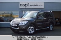USED 2017 67 MITSUBISHI SHOGUN 3.2 DI-DC SG3 SUV 5dr Diesel Auto 4WD Euro 6 LWB (187 ps) BEIGE LEATHER, SATELLITE NAVIGATION, CLIMATE CONTROL, ELECTRIC GLASS SUNROOF, REAR CAMERA, HEATED FRONT SEATS, BLUETOOTH, MULTI FUNCTION STEERING WHEEL, CRUISE CONTROL,  ELECTRIC FRONT SEATS, ALLOY WHEELS, ROCKFORD AUDIO, DAB