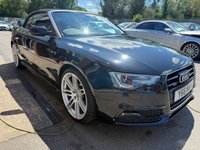 USED 2013 Y AUDI A5 CABRIOLET 3.0 TDI V6 S line Special Edition Convertible 2dr Diesel S Tronic quattro Euro 5 (s/s) (245 ps) RECENTLY REFURBISHED ALLOYS