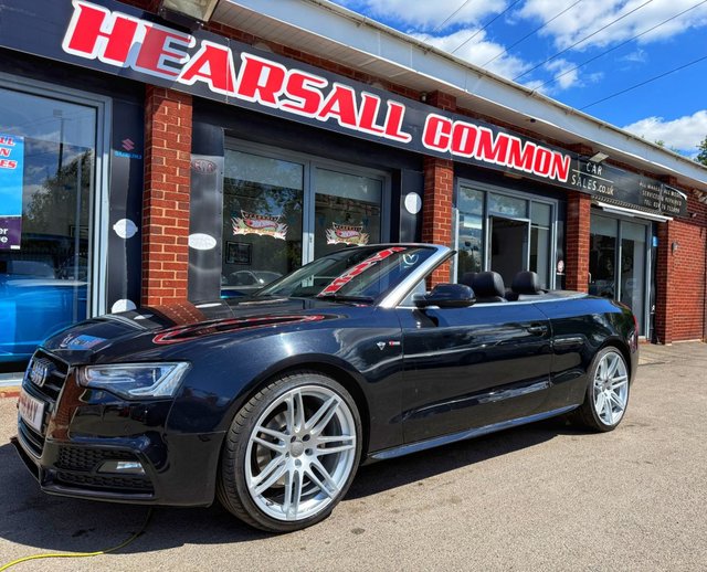 View our Audi A5 Cabriolet 3.0 TDI V6 S line Special Edition Convertible 2dr Diesel S Tronic quattro Euro 5 (s/s) (245 ps)