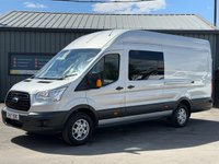 USED 2017 67 FORD TRANSIT 2.0 350 EcoBlue Crew Van Double Cab 6dr Diesel Manual RWD L4 H3 Euro 6 (130 ps) 