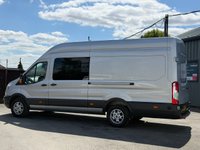 USED 2017 67 FORD TRANSIT 2.0 350 EcoBlue Crew Van Double Cab 6dr Diesel Manual RWD L4 H3 Euro 6 (130 ps) 