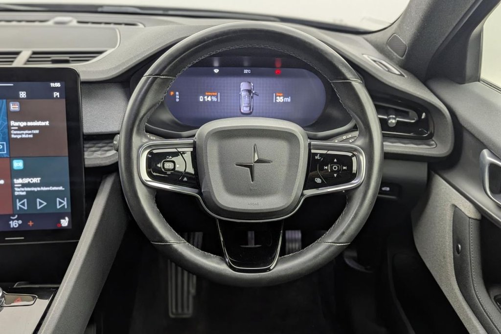 USED 2022 22 POLESTAR POLESTAR 2 Single Motor 78kWh Long Range Fastback 5dr Electric Auto FWD (231 ps) Car Play, Sat Nav, Camera