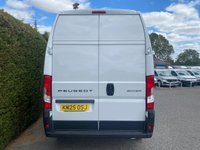 USED 2025 25 PEUGEOT BOXER 335 L3 H3 PROFESSIONAL LWB EXTRA HIGHTOP 2.2 BLUE HDI 140PS One Company Owner, 14000 Miles, Peugeot Warranty Till March 2028, Rare Extra Hightop Model With Air Con, Rear Sensors, Cruise Controll, Ply Lining & Much More! Well Looked After Van!