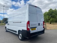 USED 2025 25 PEUGEOT BOXER 335 L3 H3 PROFESSIONAL LWB EXTRA HIGHTOP 2.2 BLUE HDI 140PS One Company Owner, 14000 Miles, Peugeot Warranty Till March 2028, Rare Extra Hightop Model With Air Con, Rear Sensors, Cruise Controll, Ply Lining & Much More! Well Looked After Van!