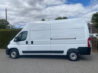USED 2025 25 PEUGEOT BOXER 335 L3 H3 PROFESSIONAL LWB EXTRA HIGHTOP 2.2 BLUE HDI 140PS One Company Owner, 14000 Miles, Peugeot Warranty Till March 2028, Rare Extra Hightop Model With Air Con, Rear Sensors, Cruise Controll, Ply Lining & Much More! Well Looked After Van!