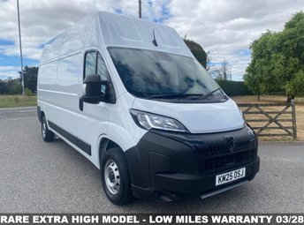 2025 PEUGEOT BOXER 335 L3 H3 PROFESSIONAL LWB EXTRA HIGHTOP 2.2 BLUE HDI 140PS &pound;22990.00