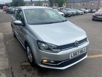 USED 2017 67 VOLKSWAGEN POLO 1.2 TSI Match Edition Hatchback 5dr Petrol Manual Euro 6 (s/s) (90 ps) 