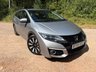 USED 2016 66 HONDA CIVIC 1.8 i-VTEC SE Plus Tourer 5dr Petrol Manual Euro 6 (s/s) (142 ps) DAB, Sat Nav, Rear Camera, Cruise Control, Bluetooth, 2 keys, FSH