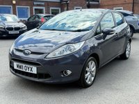 USED 2011 11 FORD FIESTA 1.25 Zetec Hatchback 5dr Petrol Manual (129 g/km, 81 bhp) 12 MONTH MOT + RECENT SERVICE